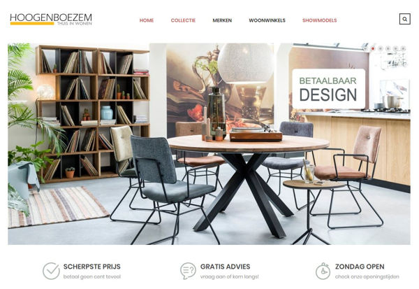 Hoogenboezem webshop in een nieuw jasje