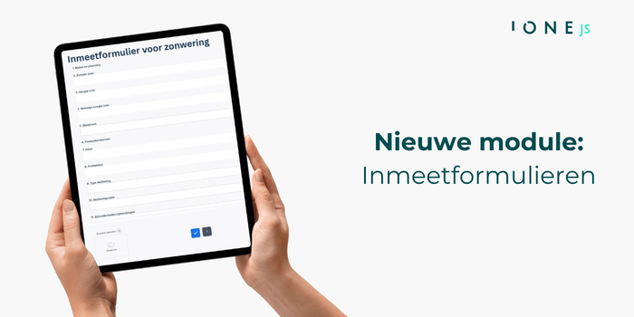 nieuwe module inmeet formulieren